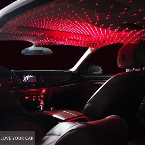 Car roof starlight indoor LED starry sky laser atmosphere projector USB car decoration night view home decoration