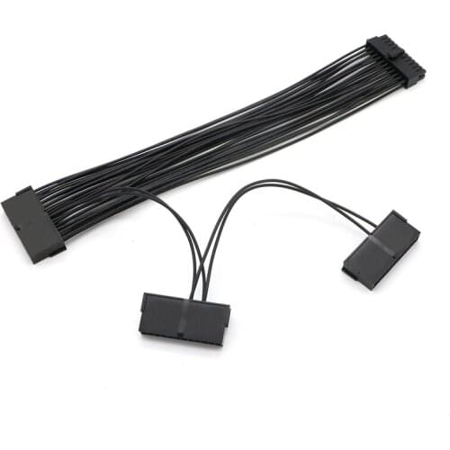 10pcs/Lot 30cm PC Computer 24Pin Synchronous Power Start Cable