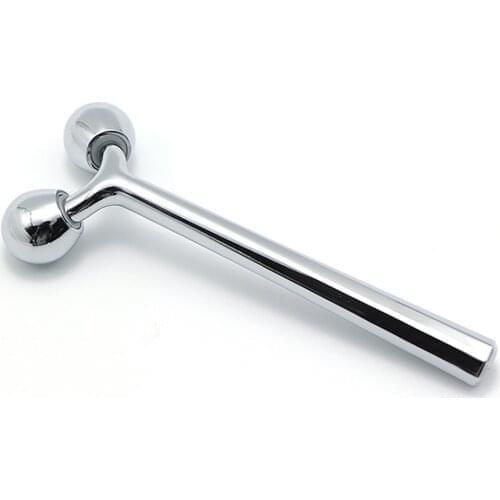 3D Metal Roller Massage Face Roller Guasha Relaxation Face Lift Wrinkle Remover Facial Massage Y Shape Massage Wrinkle Remover