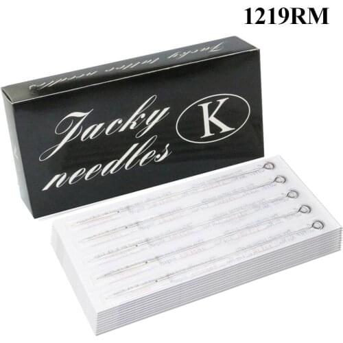 50PCS Professional Tattoo Needles 19RM Round Magnum Curved Tattoo Needles Stainless Steel Material Free Shipping