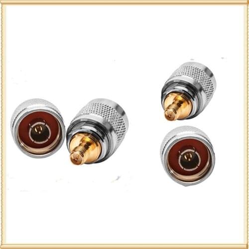 50 PCs antenna adapter Male Plug to RP SMA male(hole ) Plug Straight RF Connector Adapter
