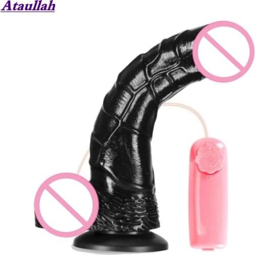 Ataullah Sex Toy Vibrator Dildo for Female G spot Stimulation Women Masturbation Vibrating Toy Penis Massager Vaginal ST070