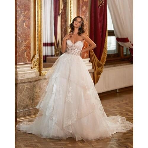 Vestido De Novia Ball Gown Wedding Dress Sweetheart Neck Sukienka Na Wesele Off the Shoulder Trouwjurk Shining Suknia Slubna