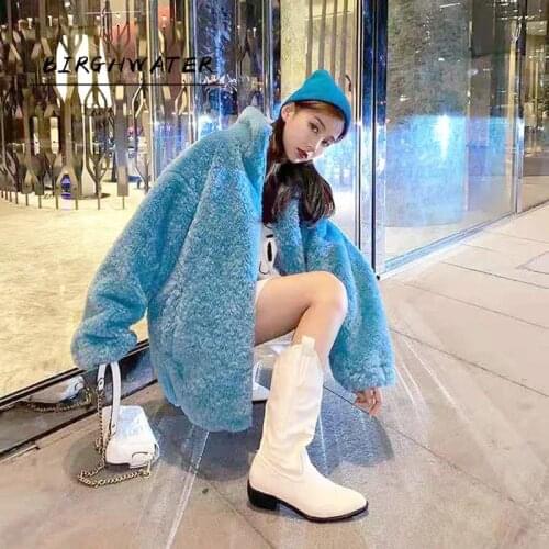 BIRGHWATER Artificial Fur Coats