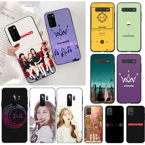 CUTEWANAN kpop MAMAMOO Black Soft Shell Phone Case Capa for Samsung S20 plus Ultra S6 S7 edge S8 S9 plus S10 5G lite 2020