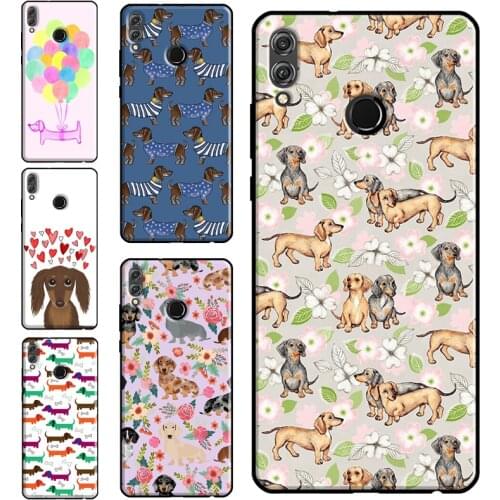 Dachshund Teckel Dackel Dog Case For Huawei Honor 8X 9X 10X 10 Lite 10i 8A 9A 7S 8S 9S 7C 7A 20 4C 6C Pro Phone Cover