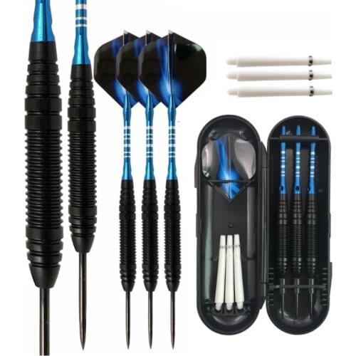 3pcs Steel Tip Darts Arrows Iron Barrel Aluminium Shaft for Electronic Dartboard Y4UB