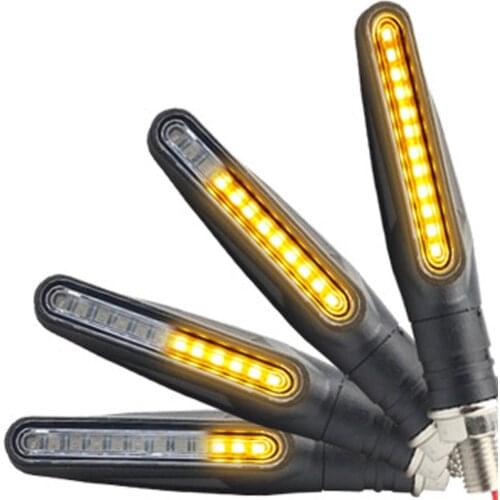 Brand New 2/4 Pcs Motorcycle LED Turn Signal Electric Vehicle Motorbike Front and Rear General Headlights Signal Lights