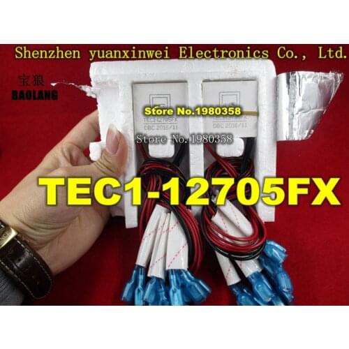 1pcs/lot TEC1-12705FX Thermoelectric Cooler Peltier 40*40*4mm TEC1 12705FX thermoelectric module