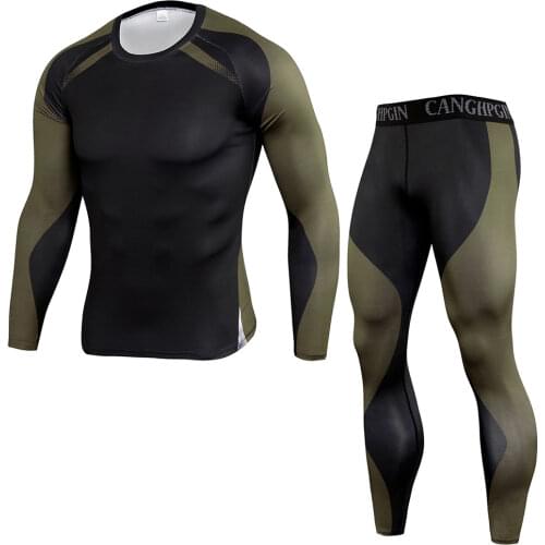 GEJINIDI Men Thermal Underwear Set For Male Cotton Winter Long Johns Keep Warm Suit Inner Wear Merino Clothing thermo Plus Size