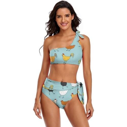 Chicken Bikini Swimsuit With Ties Young Swimwear High Quality Beautiful Arena 2 Piece Bathing Suit