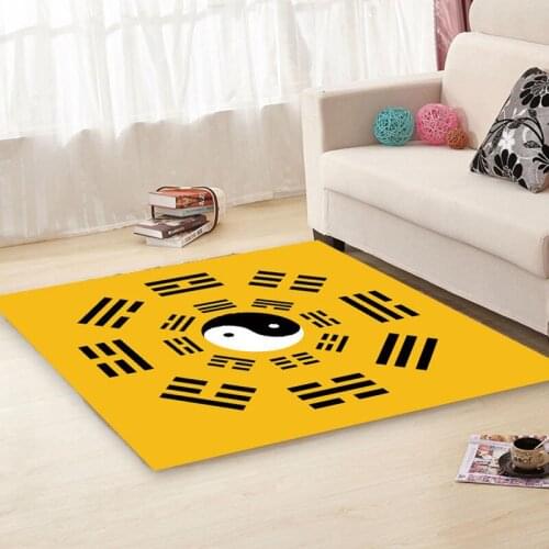 The living room study square Taoism blanket blanket Tai Chi gossip printed carpet mats Buddha practice meditation cushion