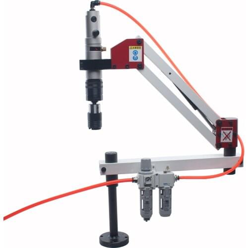 M5-M24 Vertical Working Reach 1000MM Automatic Pneumatic Tapping Machine Air Tapper Tool With Overload Protection Chucks