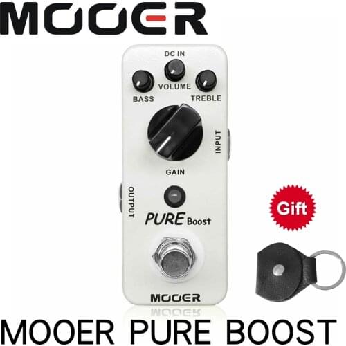 Mooer MBT2 Pure Boost Micro Mini Boost Effect Pedal for Electric Guitar True Bypass