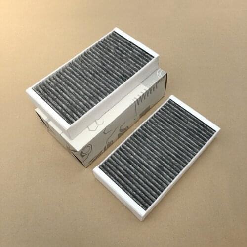 1Pair Auto active carbon cabin air filter element suit for Mercedes Benz ML350/ML400/R300/R320/R350/GL450/W164 OEM NOA1648300218