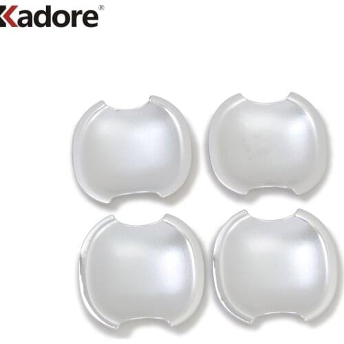 For Hyundai Santa Fe 2008 2009 2010 2011 ABS Chrome Side Door Handle Bowl Cover Trim Sticker Car Styling Accessories 4pcs/set