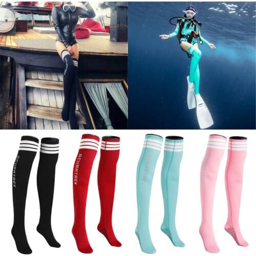 Neoprene 1.5mm Fin Socks Water Sports Snorkeling Diving Stocking Anti-Slip Socks Wetsuit for Women Lady Girls