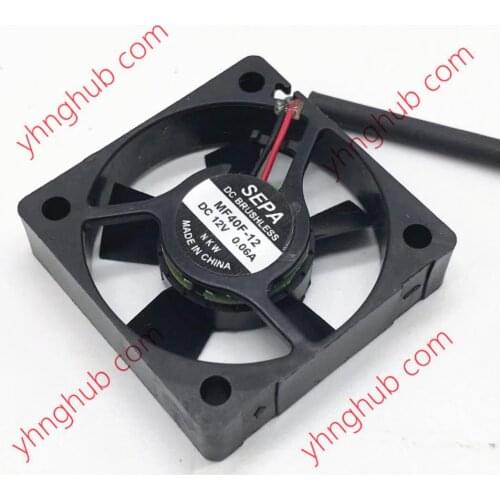 SEPA MF40F-12 DC 12V 0.06A 40x40x10mm 2-wire Server Cooling Fan