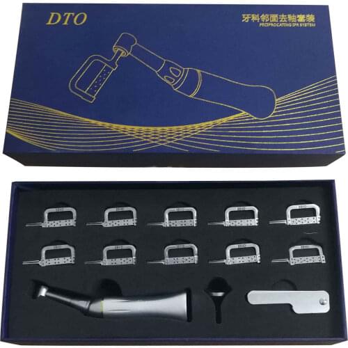 Dental Reduction 4:1 Interproximal Stripping Contra Angle Handpiece IPR DTO Kits