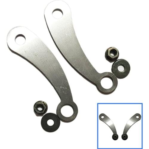 SAMDO Universal Motorcycle Speedometer Bracket Stainless Steel 304 Speedometer Mount (2pcs) with Screw Nuts (1 Pair)