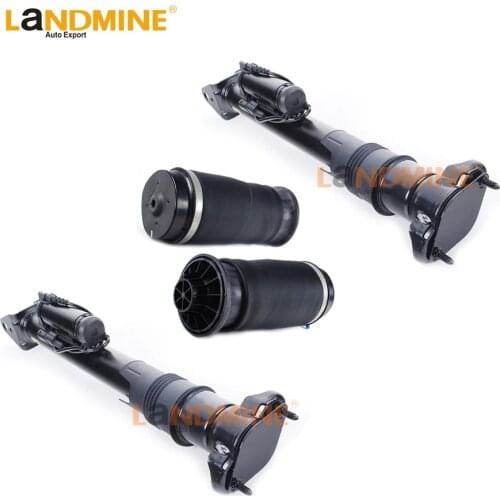 Free Shipping 4pcs Air Shock With ADS Rear Suspension Air Spring Air Ride Fit Mercedes X164 W164 ML GL 1643203031 1643200625