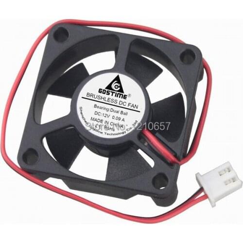 100 Pieces LOT Gdstime 3510B 3cm 35mm x 35mm x 10mm DC 12V 2Pin Ball Computer Case Cooling Fan