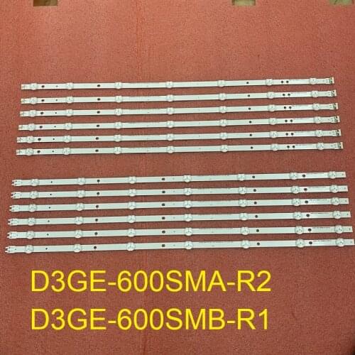 New Original 12 PCS LED backlight strip for UE60J6200 UN60J6200 UN60FH6003 UN60H6203 D3GE-600SMA-R2 600SMB-R1 BN96-29074A 29075A