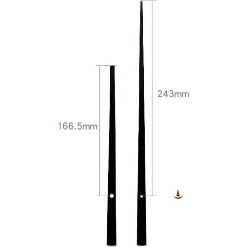 12888 Round Hole High Torque Movement hands 10001#Black (just hands) DIY Clock Kits