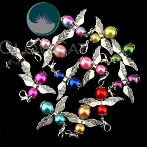 12X Charm Guardian Angel Wings Pendant Necklace Diy Fashion Jewelry DIY Pendants Accessories For Jewelry 22540