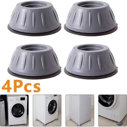 4Pcs Anti Vibration Feet Pads Washing Machine Rubber Mat Anti-Vibration Pad Dryer Universal Fixed Non-Slip Pad Furniture Pads