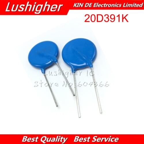 5pcs Varistor 20D391K 390V Varistor Piezoresistor 20D391