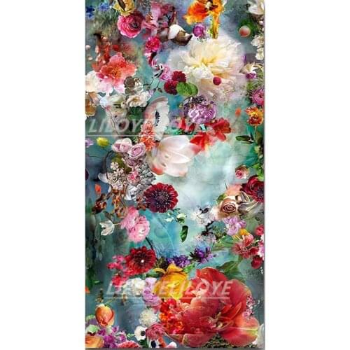 New 5D DIY Diamond Painting flowers Full Square Drill Mosaic Diamond embroidery Lily Art Pattern Decoration Painting Icon FG1313