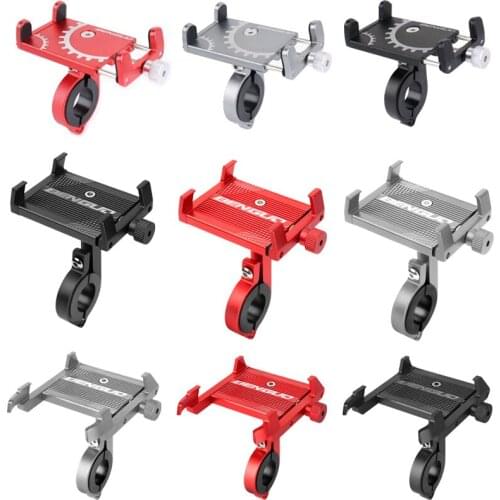 Aluminum Alloy Bike Phone Holder Frame Electric Motorcycle MTB Shock-proof Fixed Navigation GPS Bracket Equipment Accessories