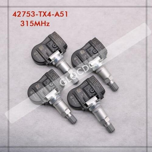 TYRE RPESSURE SENSOR FOR 2013 2014 ACURA MDX 315MHz 42753-TX4-A51 TPMS SENSOR ACURA TIRE PRESSURE SENSOR