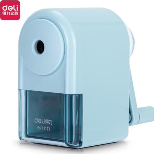 Deli 71171 pencil sharpener material ABS Students Learn Stationery Children Sharpener Machinery Kawaii School Supplies