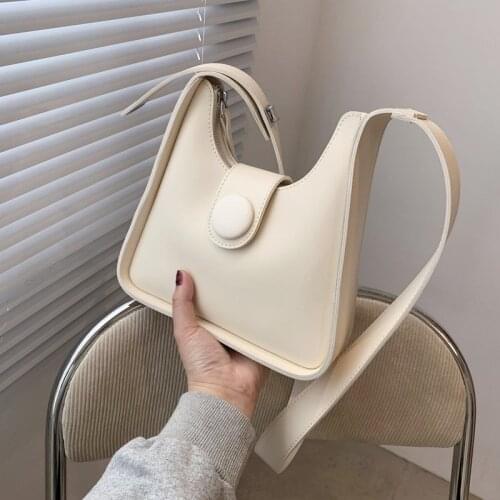 Bucket Design PU Leather Small Shoulder Crossbody Bags 2021 Women Brand Luxury Beautiful Fashion Lady Simple Handbags and Purses