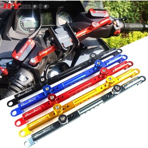 For KYMCO Downtown 300/350i CK250T 300i Motorcycle CNC Steering Damper Balance Lever Cross Bar&Phone Handlebar Mobile GPS Stand