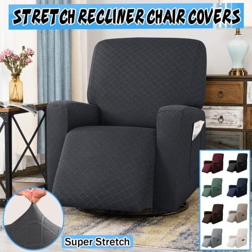 Elastic Recliner Chair Cover Armchair Cover Stretch Sofa Couch Slipcovers Washable Furniture Protector For Living Room