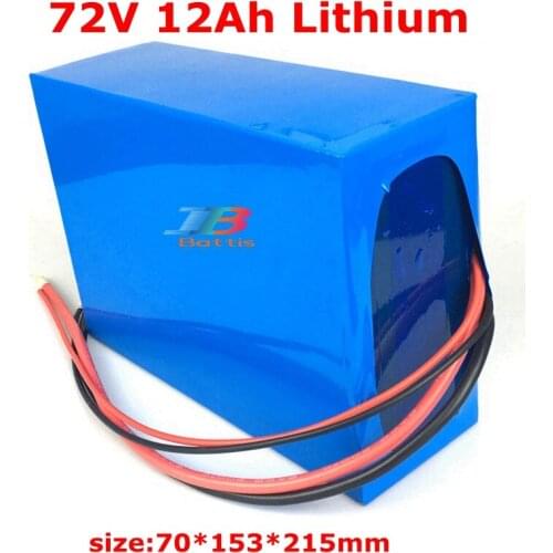 Brand cells 72v 12Ah 2000w 72v lithium battery pack 30A li-ion for electric bike Vehicles 72v 1500w motor golf scooter carts kit