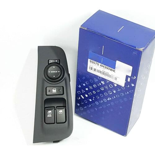 Power Window Main Switch For Hyundai i800 iMax H1 Starex 2007-2015 OEM 935704H300WK