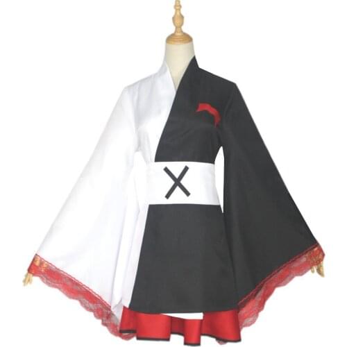 Popular Anime Danganronpa Peripheral Black and White Bear Kimono Cosplay Costume Cosplay Halloween Costume Identity V Cosplay