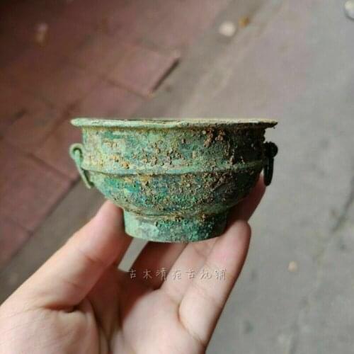 Chinese FOLK old bronzes bronze bowl