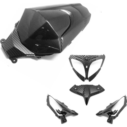 Carbon Fiber Pattern Rear Tail Seat Turn Signal Fairing Set for Suzuki GSXR 1000 09-2016