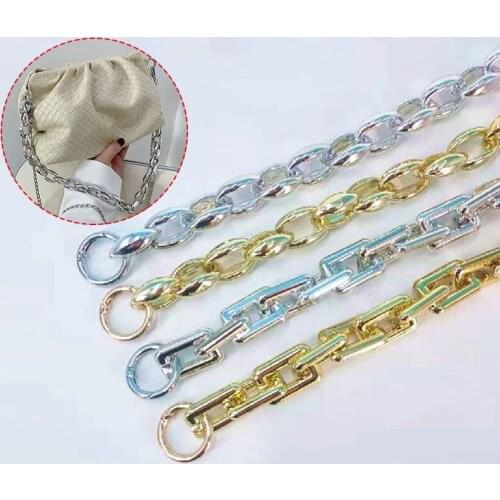 Square Bag Chain Plastic Decorative Handle Durable Bag Plastic Pendant Oval Short Luggage Handle Fashion Bag Accessories