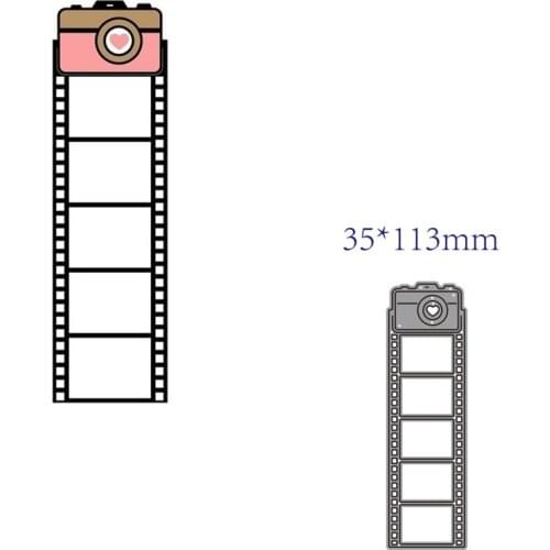 Metal cutting dies cut die mold Camera film decoration Scrapbook paper craft knife mould blade punch stencils dies