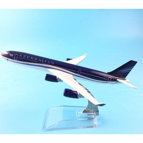 AIRLINER 16CM BOEING747AZERBAIJAN AIRWAYS MODEL PLANE MODEL TOYS FOR CHILDREN AIRCRAFT FOR CHRISTMAS TOYS ORNAMENT