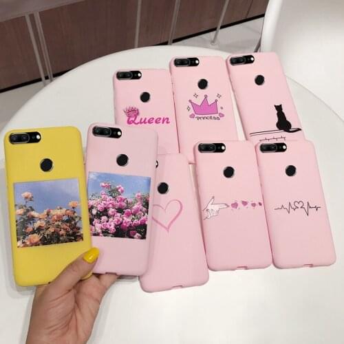 Candy color Soft TPU Silicone Phone case For Huawei Honor Play 10 9Lite 9X 7C 7A Pro Shockproof Anti-Scratch Dirt-Resistant