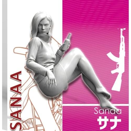 1/35 Scale Resin Figure Kit Girl Sana