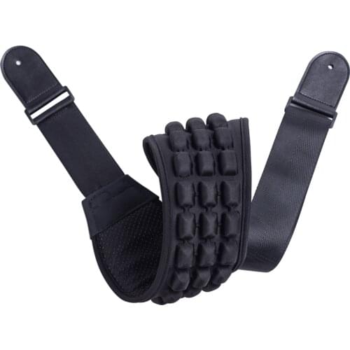 Guitar Strap Nylon Guitar Shoulder Belt with 3-inch Wide Pad Adjustable Length from 46-inch to 55-inch for Electric Guitars Bass