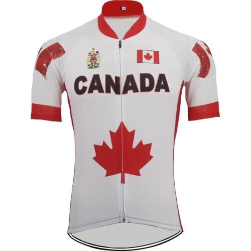 NEW Cycling Jersey Men Short Sleeve CANADA Bike Clothes Breathable Highway Bicycle Top Roupa MTB Can Customized